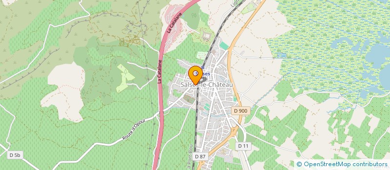 localisation de l'entreprise MONSIEUR JEAN PACAREAU  SALSES-LE-CHATEAU