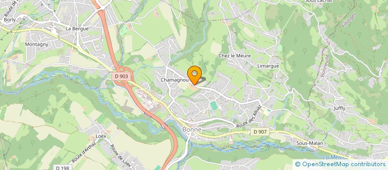 localisation de l'entreprise MONSIEUR JEAN PACCOT  BONNE