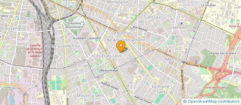 localisation de l'entreprise MONSIEUR JEAN PACHABEZIAN à LYON