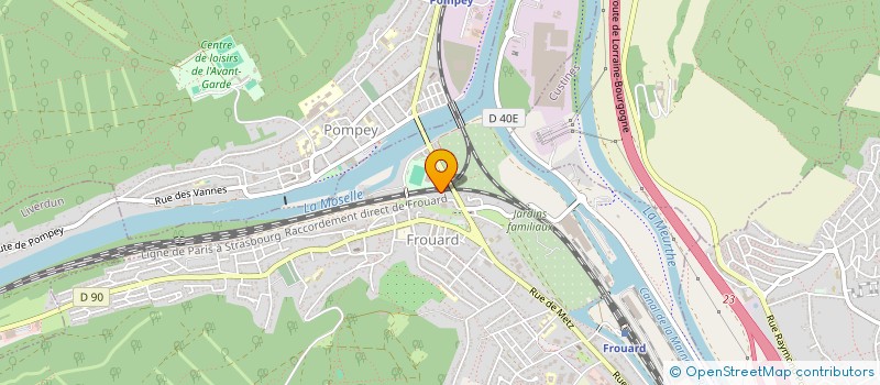 localisation de l'entreprise MONSIEUR JEAN PACHOUD  FROUARD