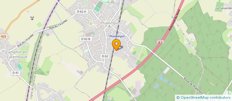 localisation de l'entreprise MONSIEUR JEAN PAD  PHALEMPIN