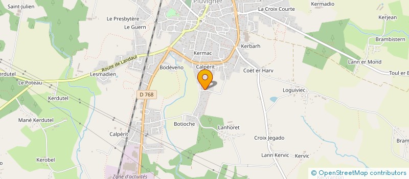 localisation de l'entreprise MONSIEUR JEAN PAFUNDI  PLUVIGNER