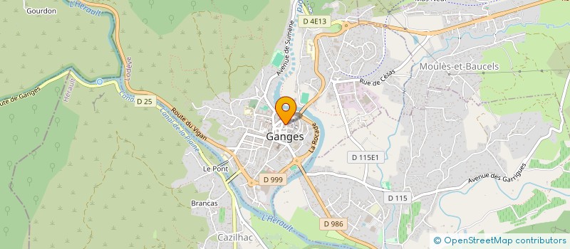 localisation de l'entreprise MONSIEUR JEAN PAGES à GANGES