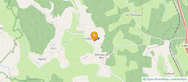 localisation de l'entreprise MONSIEUR JEAN PAGES  LES MONTS VERTS