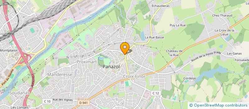 localisation de l'entreprise MONSIEUR JEAN PAGES  PANAZOL