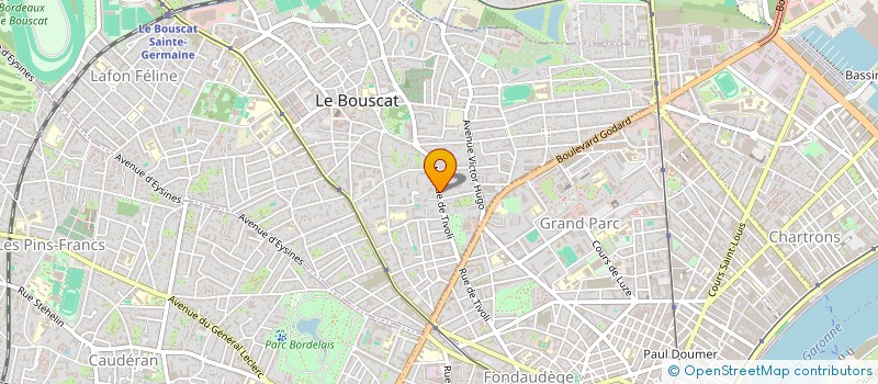 localisation de l'entreprise MONSIEUR JEAN PAGES  LE BOUSCAT