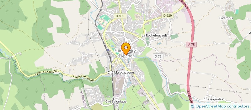 localisation de l'entreprise MONSIEUR JEAN PAGES  SAINT-CHELY-D'APCHER