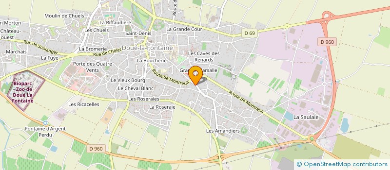 localisation de l'entreprise MONSIEUR JEAN PAGNEAU à DOUE-EN-ANJOU