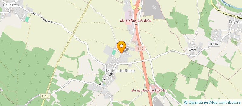 localisation de l'entreprise MONSIEUR JEAN PAGNOUX à MAINE-DE-BOIXE