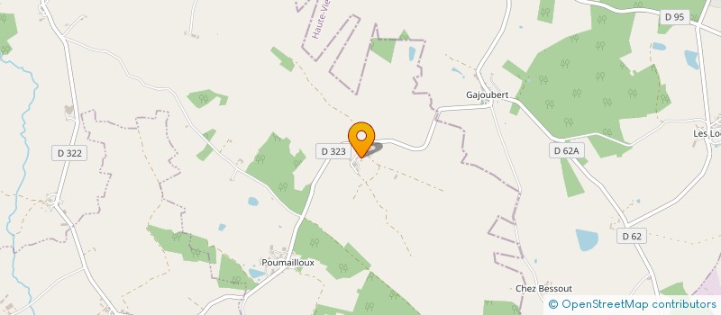 localisation de l'entreprise MONSIEUR JEAN PAGNOUX  ORADOUR-FANAIS