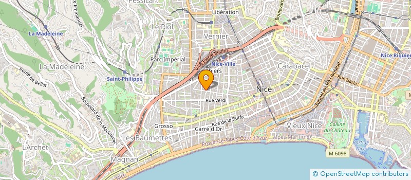 localisation de l'entreprise MONSIEUR JEAN PAHAUT à NICE