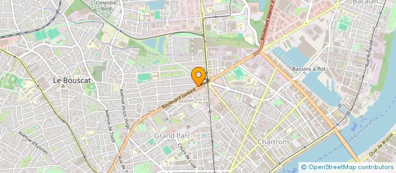 localisation de l'entreprise MONSIEUR JEAN PAILLARD  LE BOUSCAT