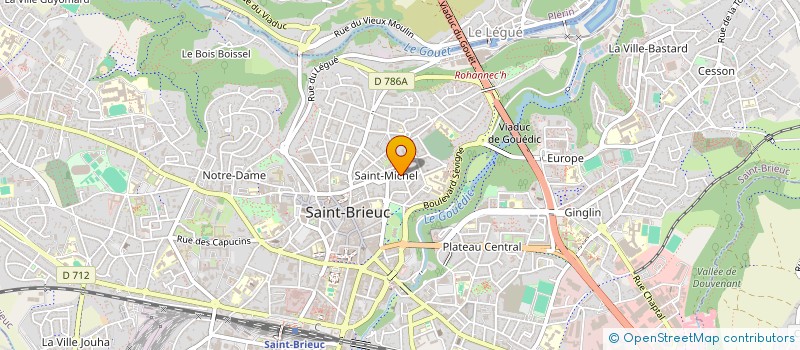 localisation de l'entreprise MONSIEUR JEAN PAILLARD à SAINT-BRIEUC