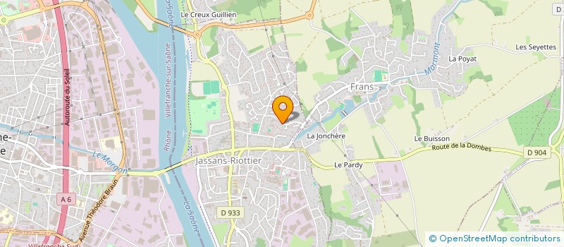 localisation de l'entreprise MONSIEUR JEAN PAILLASSON à JASSANS-RIOTTIER