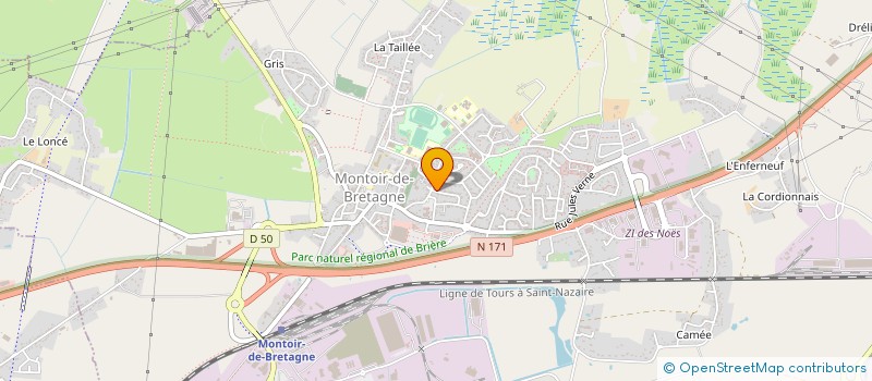 localisation de l'entreprise MONSIEUR JEAN PAILLAUD  MONTOIR-DE-BRETAGNE