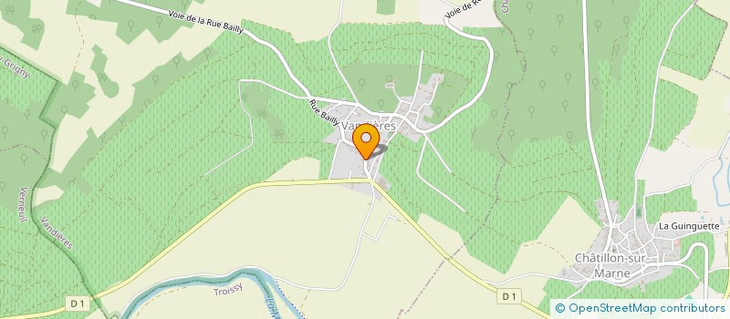 localisation de l'entreprise MONSIEUR JEAN PAILLE  VANDIERES