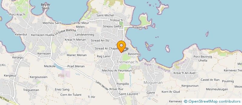 localisation de l'entreprise MONSIEUR JEAN PAILLER  PLOUGUERNEAU