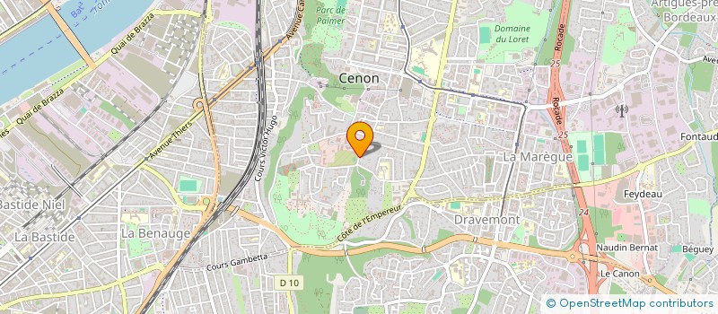 localisation de l'entreprise MONSIEUR JEAN PAJOT  CENON