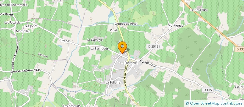 localisation de l'entreprise MONSIEUR JEAN PALACIN à BERSON