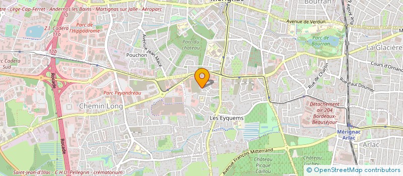 localisation de l'entreprise MONSIEUR JEAN PALACIO à MERIGNAC
