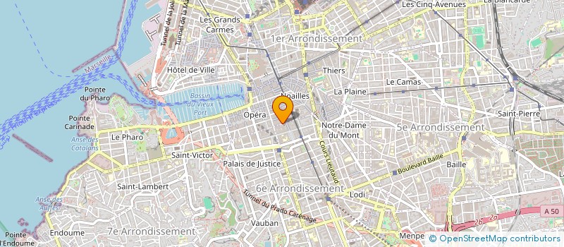 localisation de l'entreprise MONSIEUR JEAN PALANGUE à MARSEILLE