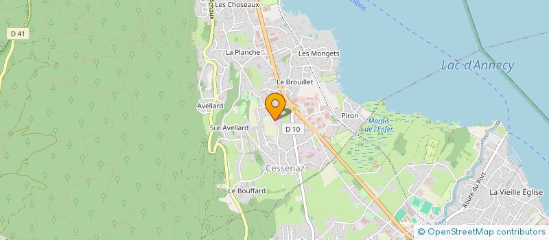 localisation de l'entreprise MONSIEUR JEAN PALAU  SEVRIER