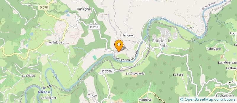 localisation de l'entreprise MONSIEUR JEAN PALISSE  ARLEBOSC