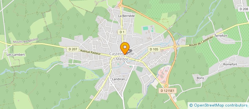 localisation de l'entreprise MONSIEUR JEAN PALLIN à CASTELNAU-DE-MEDOC