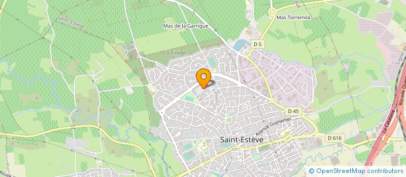 localisation de l'entreprise MONSIEUR JEAN PALMA  SAINT-ESTEVE