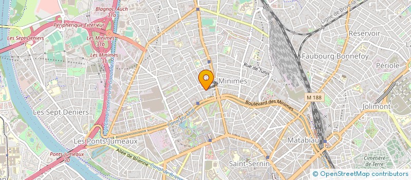 localisation de l'entreprise MONSIEUR JEAN PALOMBA à TOULOUSE