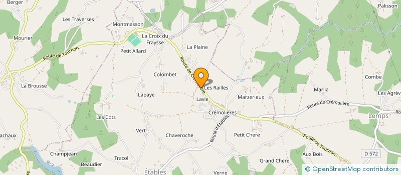 localisation de l'entreprise MONSIEUR JEAN PANAYE à ETABLES