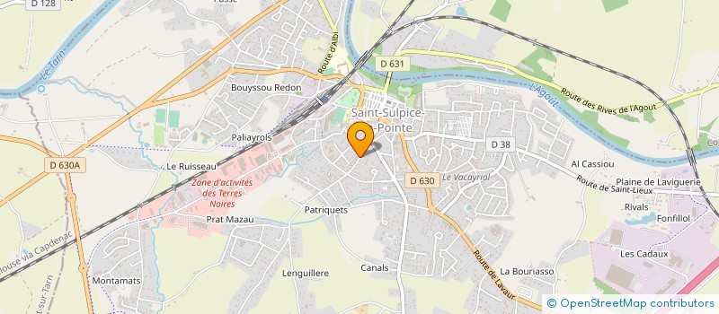 localisation de l'entreprise MONSIEUR JEAN PANAZOL à SAINT-SULPICE-LA-POINTE