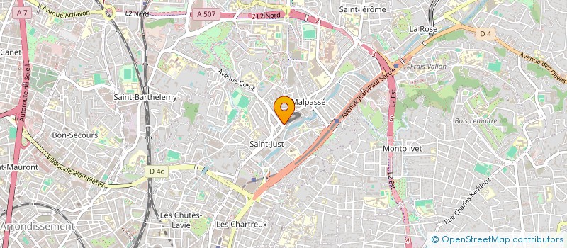 localisation de l'entreprise MONSIEUR JEAN PANEL  MARSEILLE