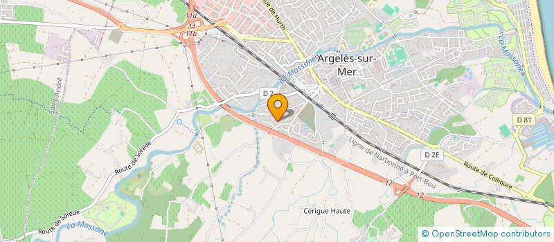 localisation de l'entreprise MONSIEUR JEAN PANIER à ARGELES-SUR-MER