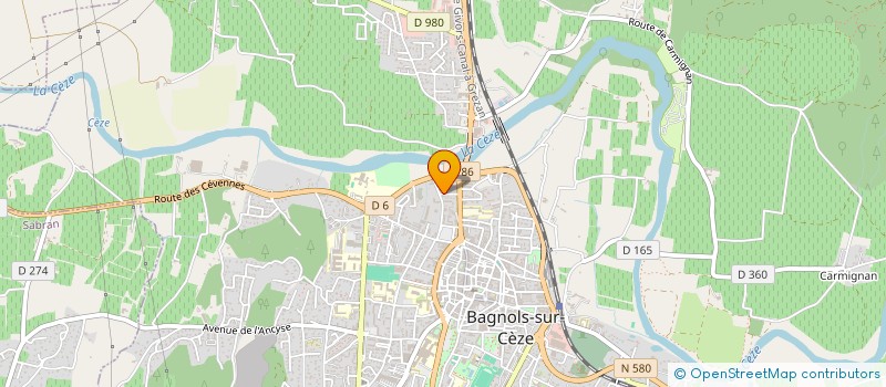 localisation de l'entreprise MONSIEUR JEAN PAPINI à BAGNOLS-SUR-CEZE
