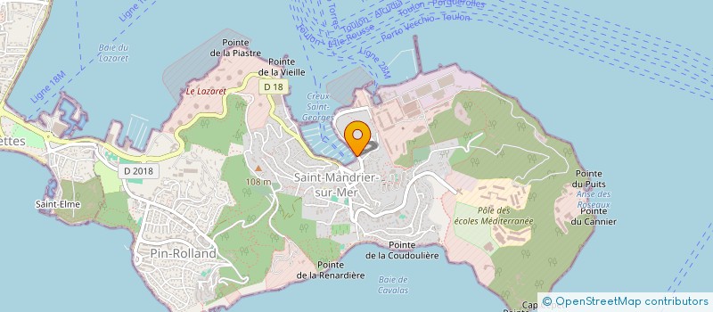 localisation de l'entreprise MONSIEUR JEAN PAPINIO à SAINT-MANDRIER-SUR-MER