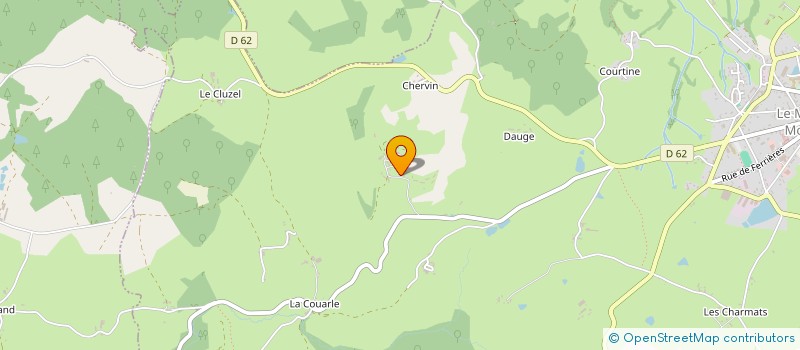 localisation de l'entreprise MONSIEUR JEAN PAPUT  LE MAYET-DE-MONTAGNE