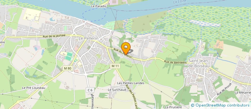 localisation de l'entreprise MONSIEUR JEAN PAQUEREAU  SAINT-JEAN-DE-BOISEAU