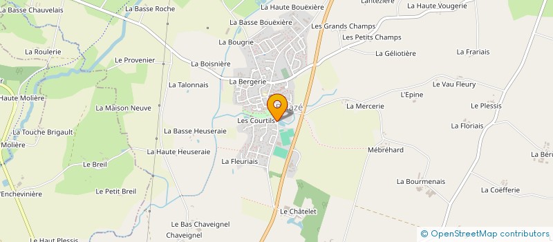 localisation de l'entreprise MONSIEUR JEAN PAQUET  BALAZE