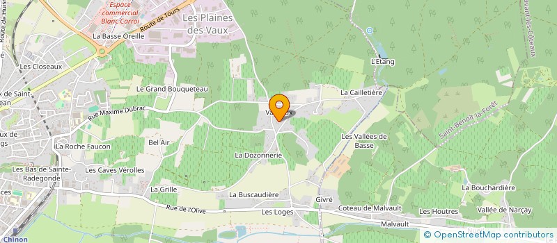 localisation de l'entreprise MONSIEUR JEAN PARADE  CHINON