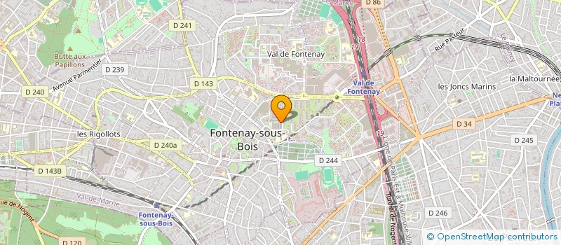 localisation de l'entreprise MONSIEUR JEAN PARANTON à FONTENAY-SOUS-BOIS
