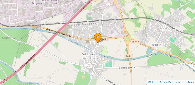 localisation de l'entreprise MONSIEUR JEAN PARDAILHE à VILLENEUVE-LES-BEZIERS