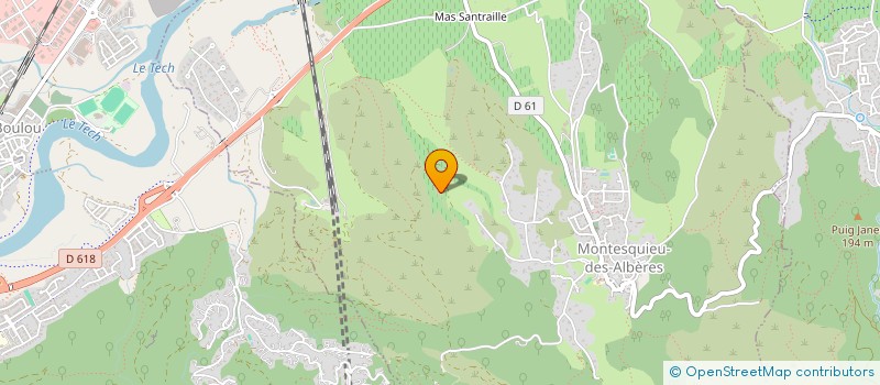 localisation de l'entreprise MONSIEUR JEAN PARDINEILLE  LAROQUE DES ALBERES