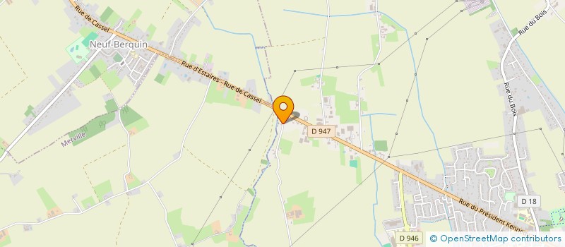 localisation de l'entreprise MONSIEUR JEAN PAREIN  ESTAIRES