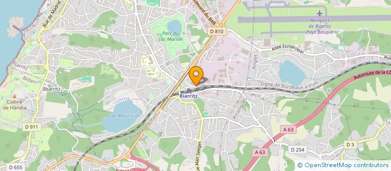 localisation de l'entreprise MONSIEUR JEAN PARGADE à BIARRITZ