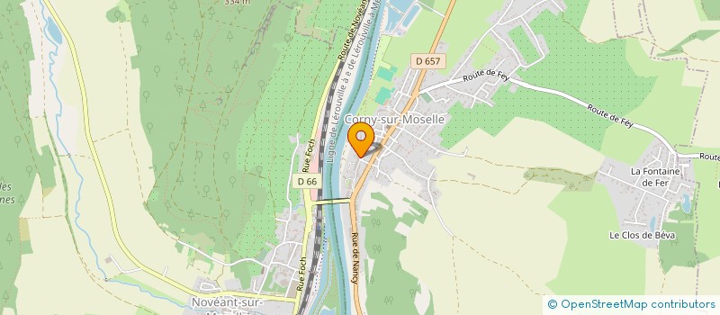 localisation de l'entreprise MONSIEUR JEAN PARGOT  CORNY-SUR-MOSELLE