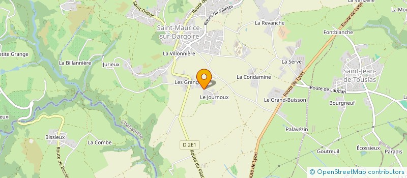 localisation de l'entreprise MONSIEUR JEAN PARIAT à CHABANIERE
