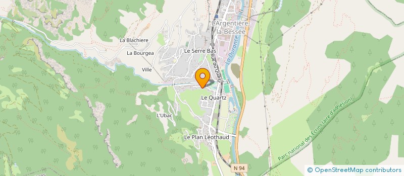 localisation de l'entreprise MONSIEUR JEAN PARIGGI à L'ARGENTIERE-LA-BESSEE