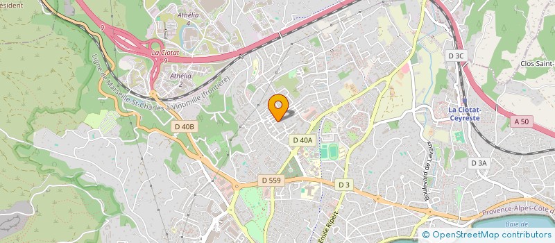 localisation de l'entreprise MONSIEUR JEAN PARNIS  LA CIOTAT