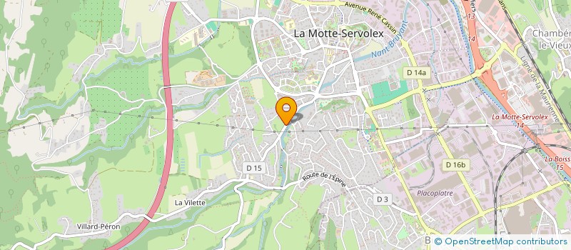 localisation de l'entreprise MONSIEUR JEAN PARPILLON à LA MOTTE-SERVOLEX